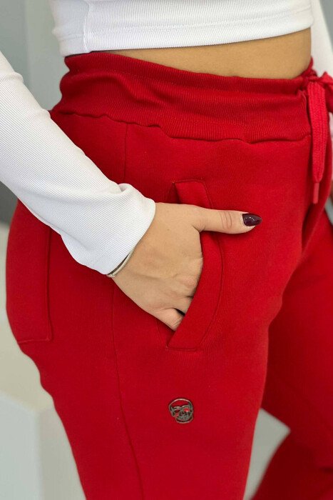 TUTA NJË NGJYRËSHE TË THJESHTA PËR FEMRA NË NGJYRËN E KUQE - 2
