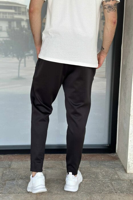 TUTA TË THJESHTA NJË NGJYRËSHE PËR MESHKUJ NË NGJYRË TË ZEZË - 3