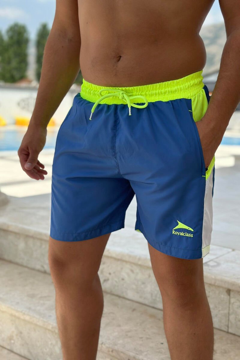 TWO COLORS MAN SWIM WEAR BLUE/NEON/BLNEO - 1