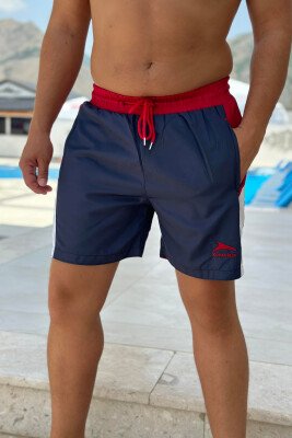 TWO COLORS MAN SWIM WEAR BLUE+RED/BLU-KUQE 