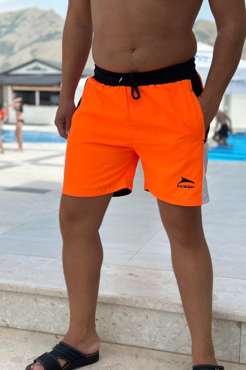 TWO COLORS MAN SWIM WEAR ORANGE/PORTOKALLI - 1