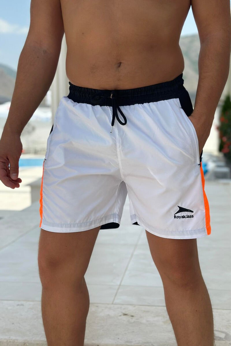 TWO COLORS MAN SWIM WEAR WHITE-E BARDHE - 1