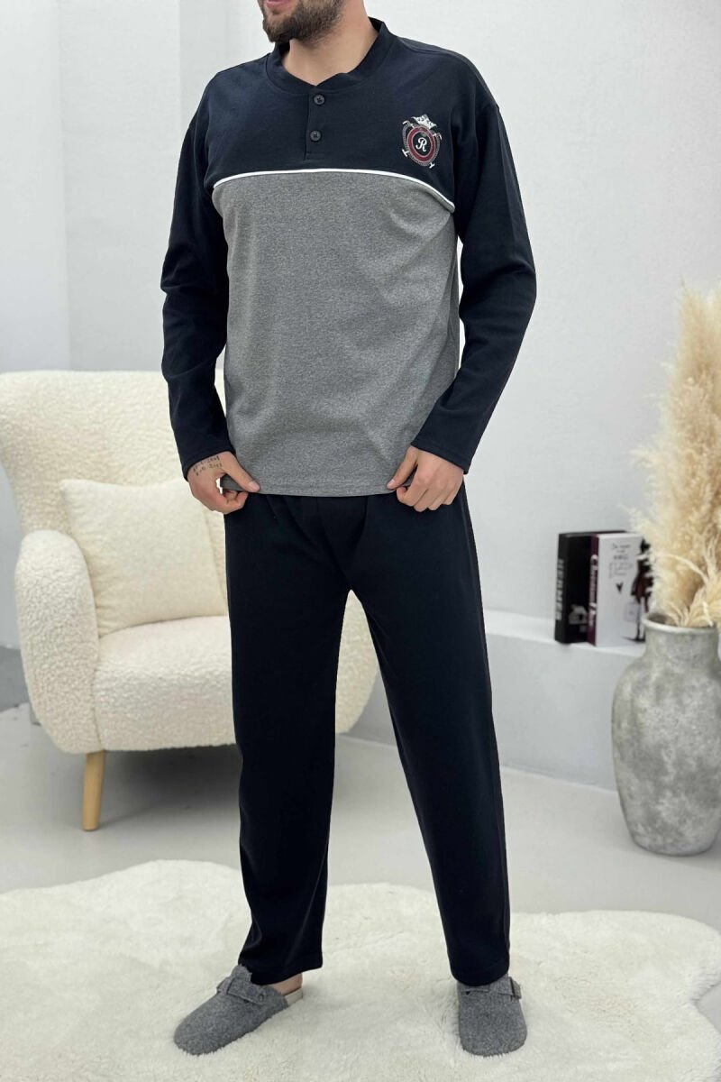 TWO COLORS MEN PYJAMAS GREY/GRI - 1