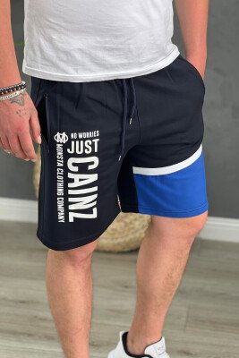 TWO COLORS SHORTS MEN BLUE/BLU - 4