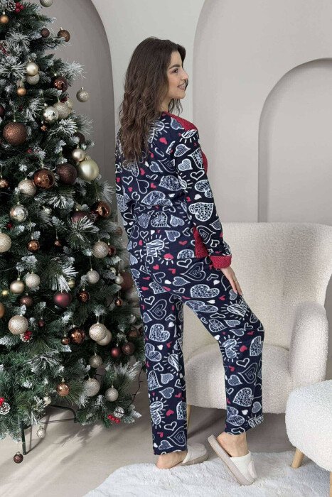 TWO HEARTS WOMEN PYJAMAS BURGUNDY/VISHNJE - 4