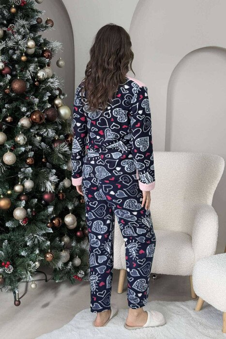 TWO HEARTS WOMEN PYJAMAS PINK/ROZE - 4