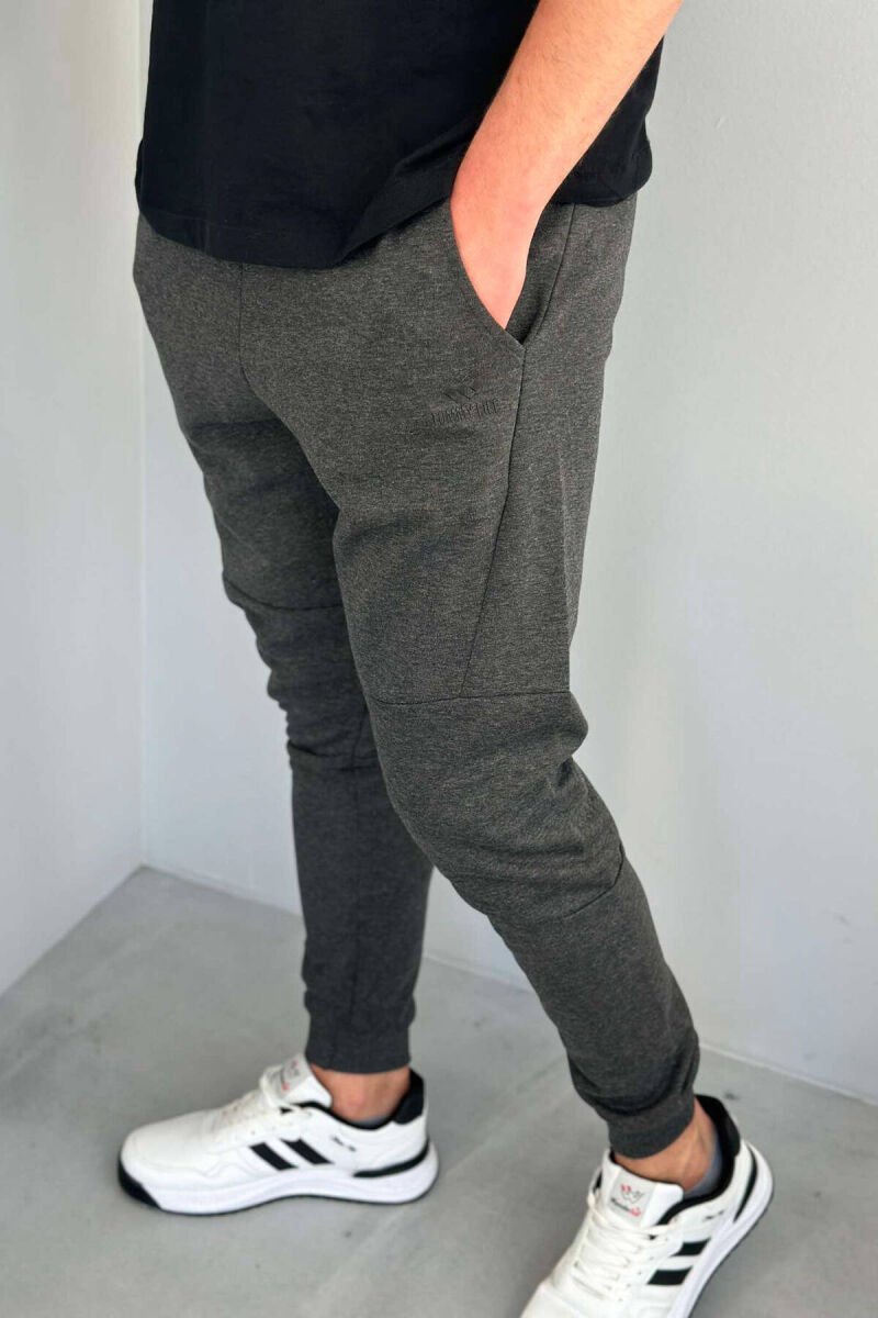TWO POCKET MEN SWEATPANTS DARK GREY/GEE - 4