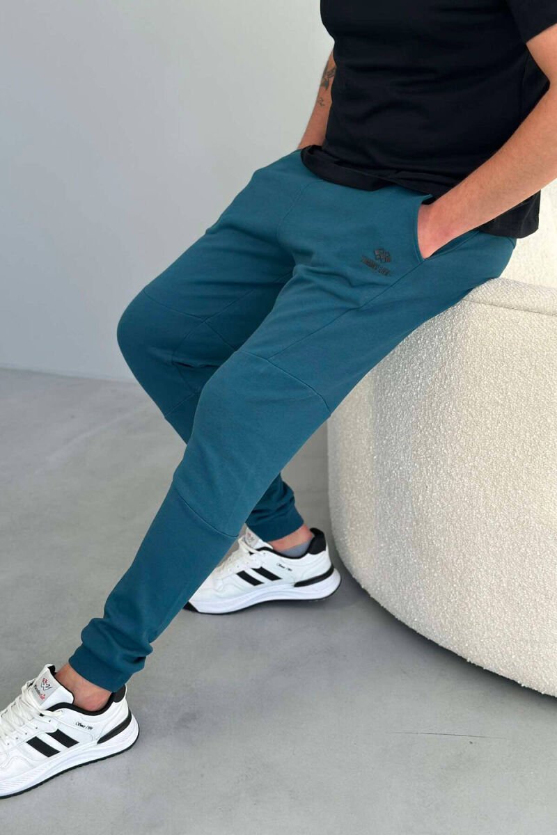 TWO POCKET MEN SWEATPANTS NAVY BLUE/BLU MARINE - 1