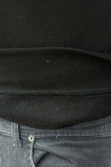 UNLIMITED WRITTING FLUFFY MEN SWEATSHIRT BLACK/ E ZEZE - 4