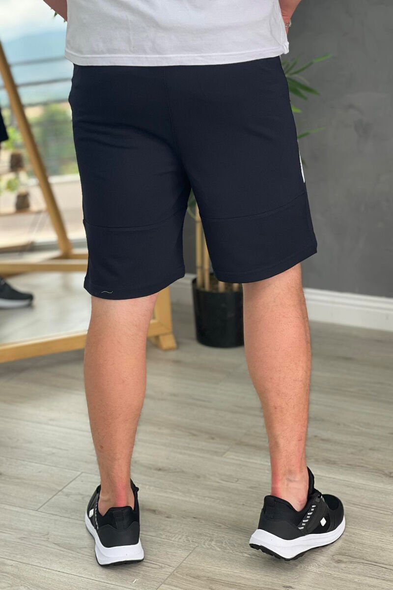 UPER SHORTS ONE COLOR MAN DARK BLUE/BEE - 2