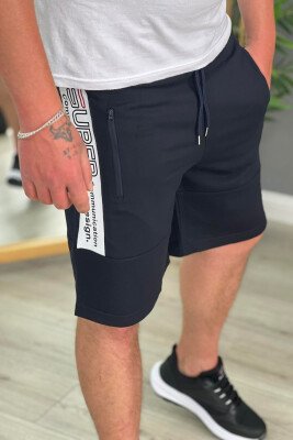 UPER SHORTS ONE COLOR MAN DARK BLUE/BEE - 3