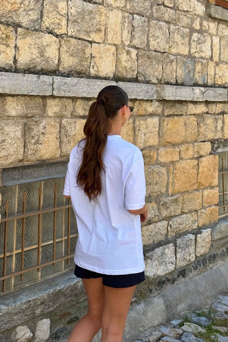 VENUS FRONT DESIGN WOMAN T-SHIRT WHITE-E BARDHE - 4