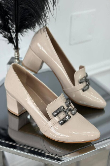 VERY CLASSY WOMAN HEEL CREAM/KREM - KLAUDIO FASHION
