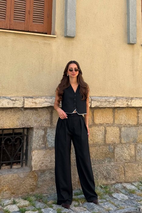 VEST+TROUSERS WOMAN SET BLACK/ E ZEZE - 1