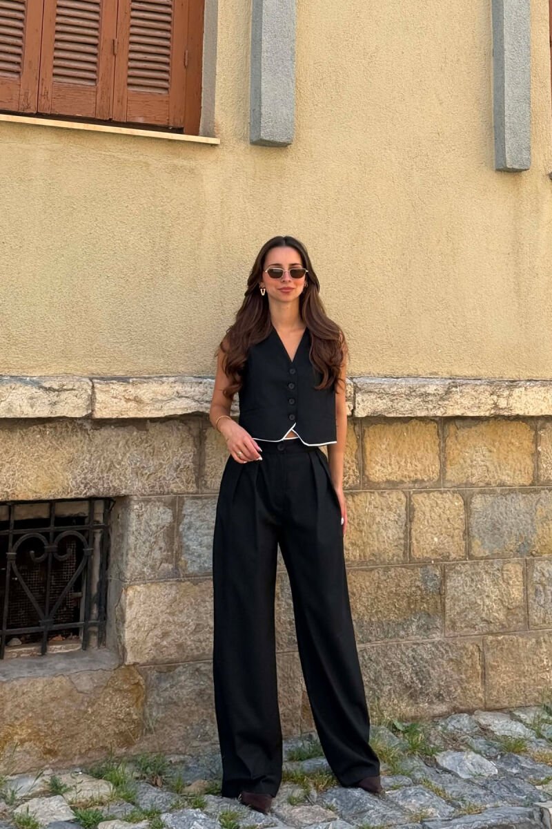 VEST+TROUSERS WOMAN SET BLACK/ E ZEZE - 1