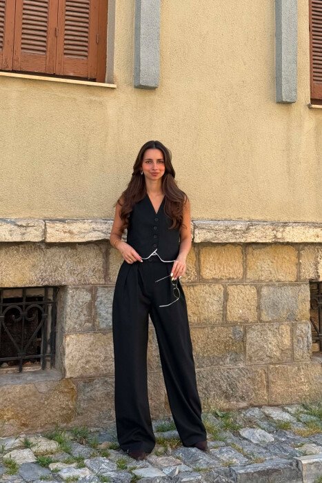 VEST+TROUSERS WOMAN SET BLACK/ E ZEZE - 2