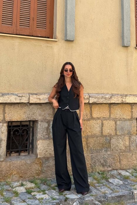 VEST+TROUSERS WOMAN SET BLACK/ E ZEZE - 3