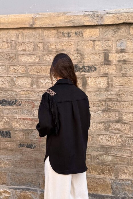 VONDA SUEDE WOMEN JACKET BLACK/ E ZEZE - 2