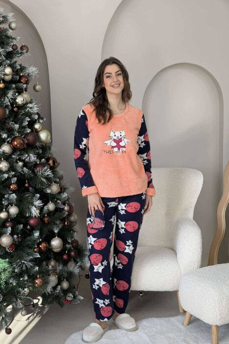 WARM FRONT IMAGE WOMEN PYJAMAS SALMON/SALMON - 1