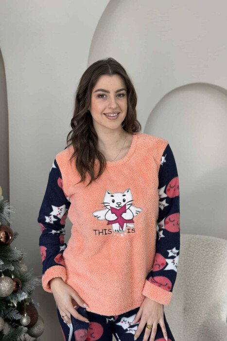 WARM FRONT IMAGE WOMEN PYJAMAS SALMON/SALMON - 2