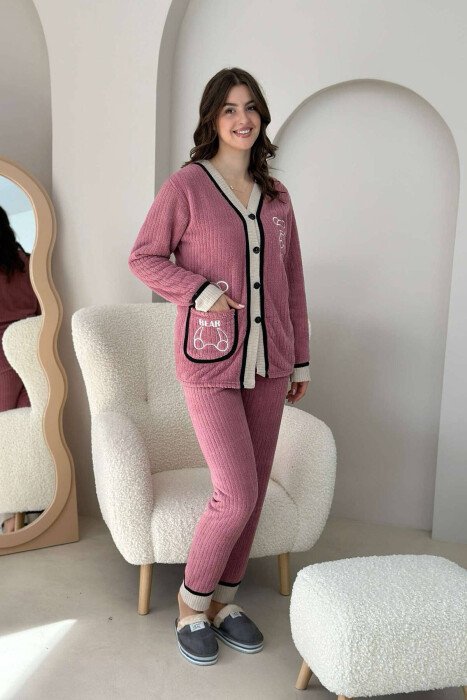 PIZHAME ME ARUSH PËR FEMRA NË NGJYRËN PUDËR - KLAUDIO FASHION