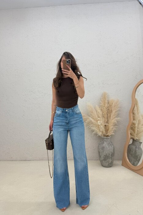 XHINSE NJE NGJYRESHE TE GJERA PER FEMRA NE NGJYRE BLU - KLAUDIO FASHION