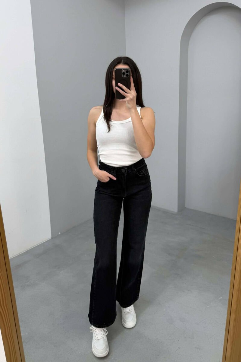 WIDE LEG WOMAN JEANS BLACK/ E ZEZE - 2