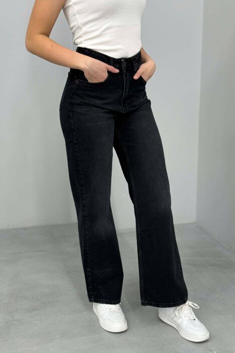 WIDE LEG WOMAN JEANS BLACK/ E ZEZE - 3