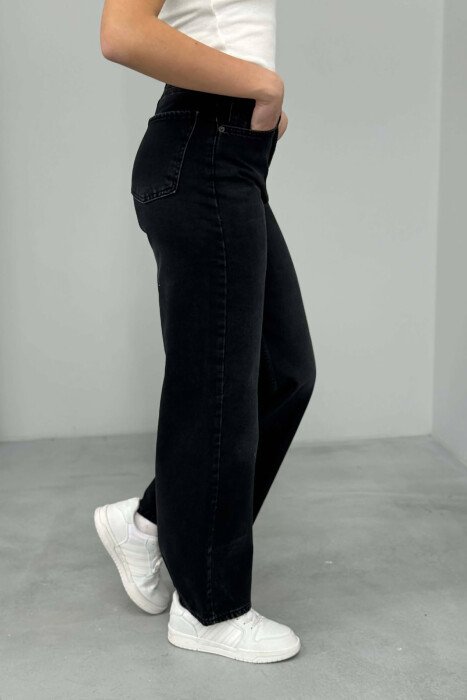 WIDE LEG WOMAN JEANS BLACK/ E ZEZE - 5