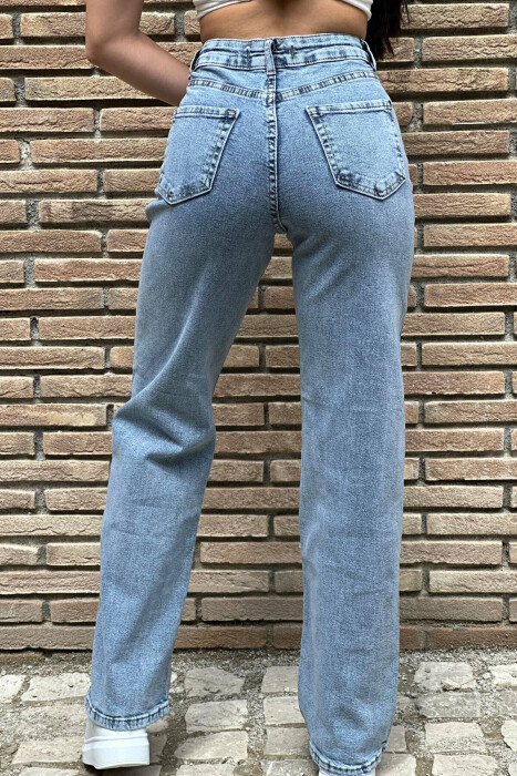 WIDE LEG WOMAN JEANS LIGHTBLUE/BZ - 3