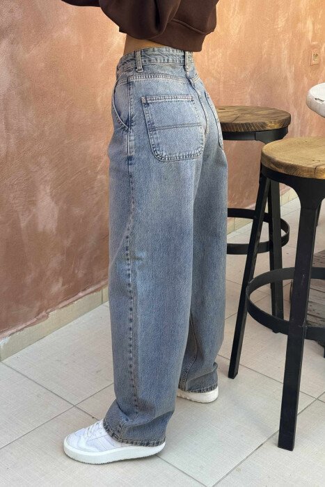 WIDE LEG WOMEN JEANS BEAUBLUE/BBL - 5