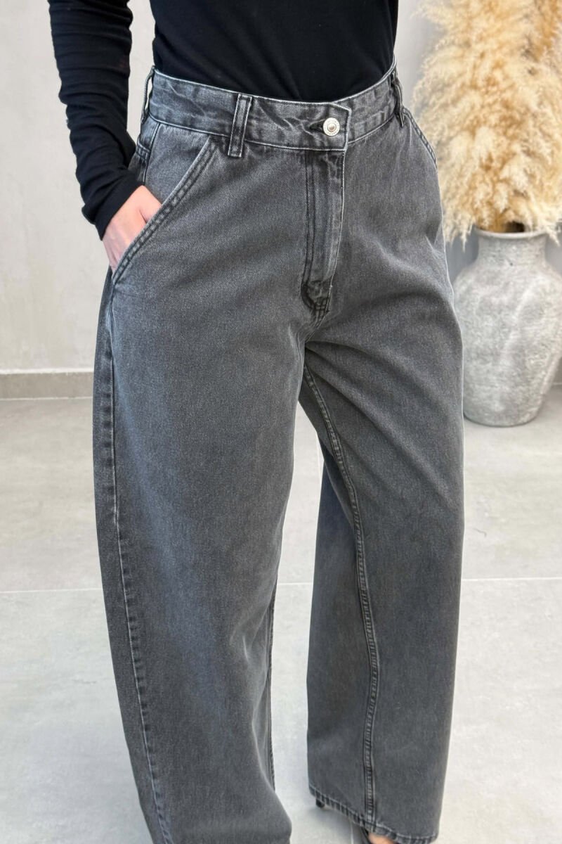 WIDE LEG WOMEN JEANS GREY/GRI - 2