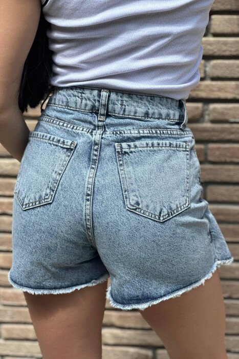 WOMAN SHORT JEANS BLUE/BLU - 3