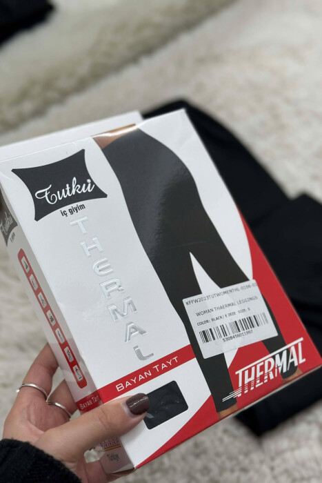 WOMAN THAERMAL LEGGINGS BLACK/ E ZEZE - 4