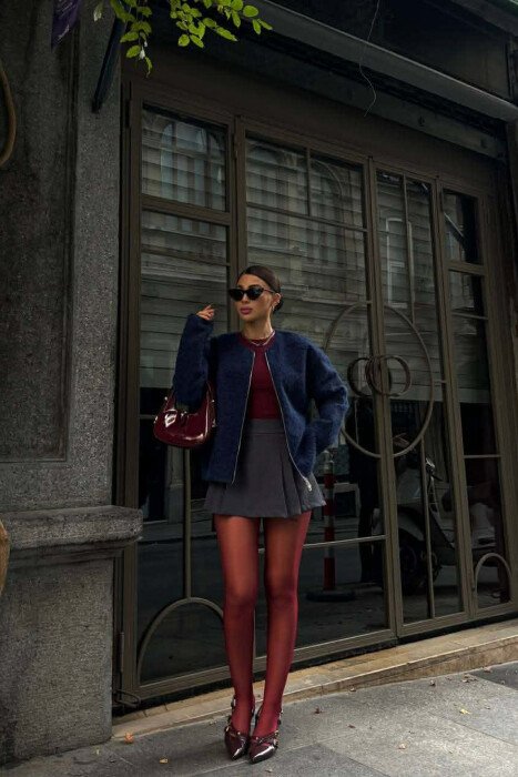WOOL SIMPLE WOMEN JACKET BLUE/BLU - 2