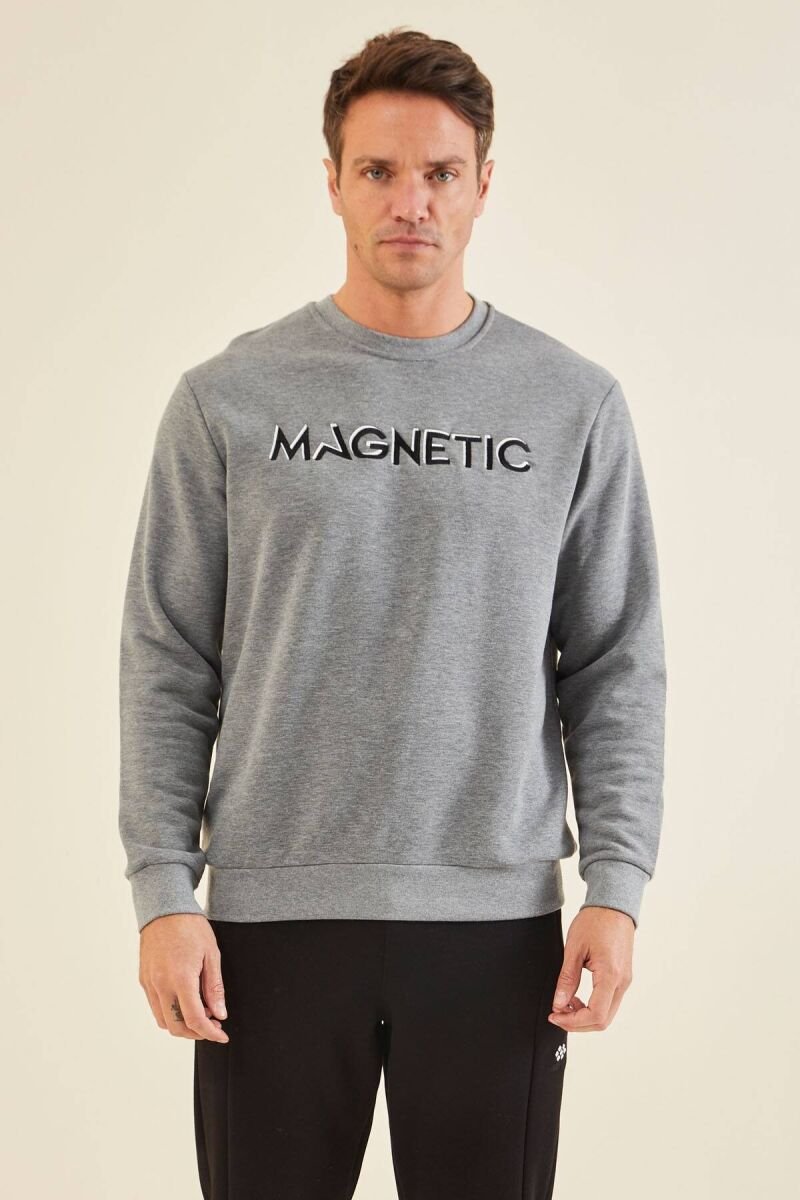 WRITTINGS COTTON MEN SWEATSHIRT GREY/GRI - 1