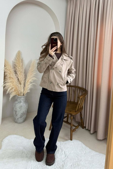 XHAKETE E SHKURTER NJE NGJYRESHE PER FEMRA NE NGJYRE BEZHE TE ERRET - 6