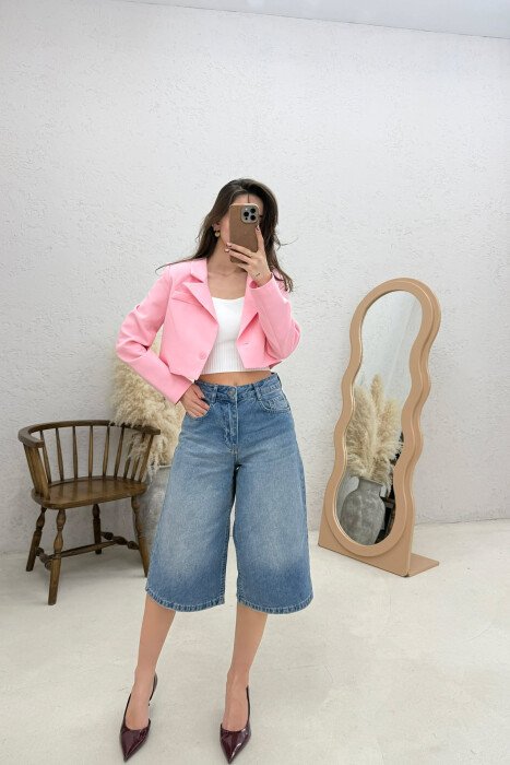 XHAKETE E SHKURTER PER FEMRA NE NGJYRE ROZE - 3