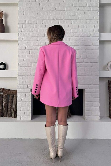 XHAKETE KLASIKE ME BUTONA PER FEMRA NE NGJYRE ROZE - 4