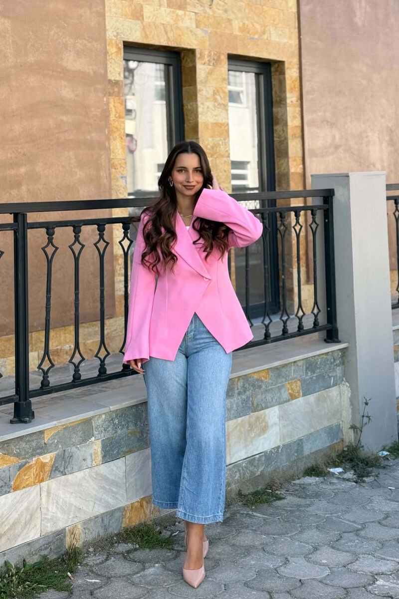 XHAKETE KLASIKE NJE NGJYRESHE PER FEMRA NE NGJYRE ROZE - 4