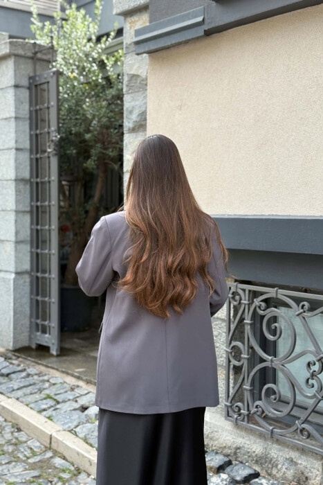 XHAKETE KLASIKE PER FEMRA NE NGJYRE GRI TE ERRET - 3