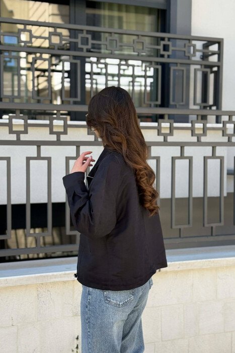 XHAKETE ME BUTONA DHE ZINXHIR PER FEMRA NE NGJYRE TE ZEZE - 5