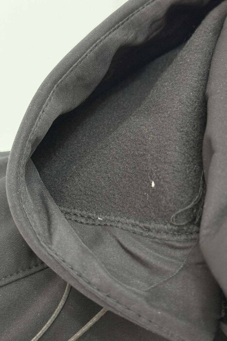 ZIPPERED MEN PUFFER JACKET BLACK/ E ZEZE - 6
