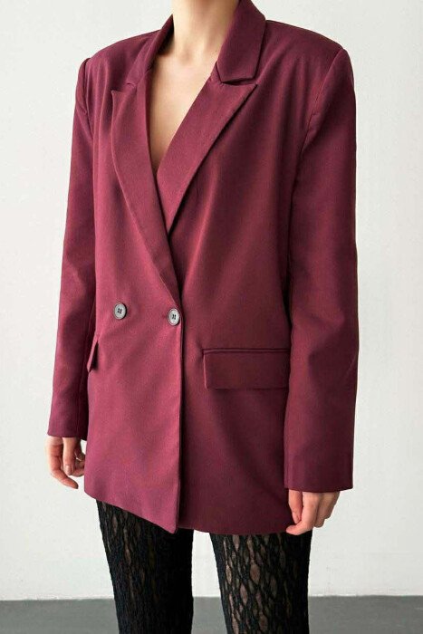 XHAKETE ME KOPSA PER FEMRA NE NGJYRE VISHNJE - KLAUDIO FASHION