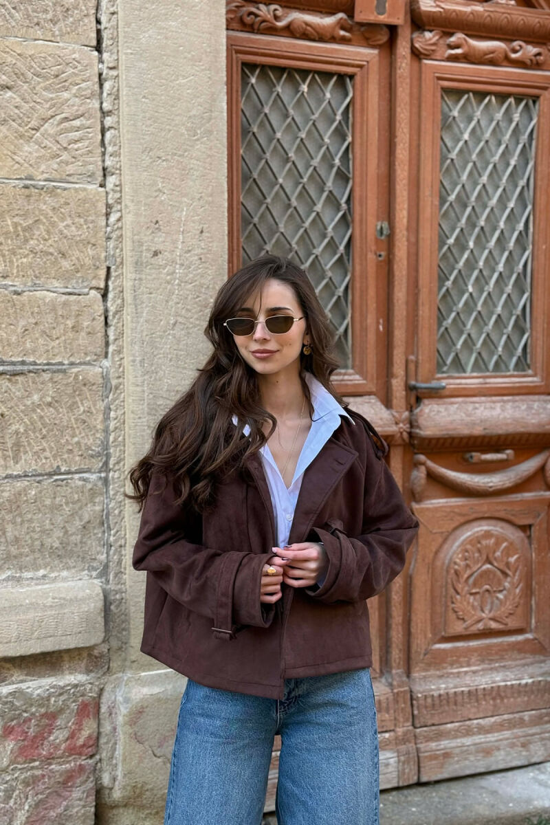 XHAKETE NJE NGJYRESHE KAMOSH PER FEMRA NE NGJYRE KAFE TE ERRET - 1
