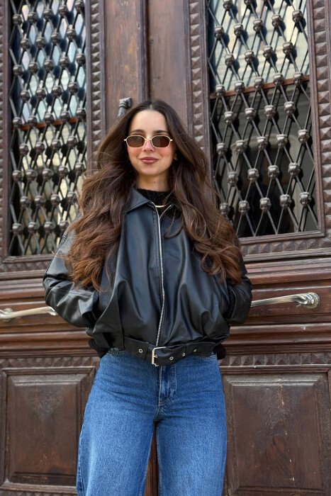 XHAKETE NJE NGJYRESHE LEKURE ME PUSH NGA BRENDA PER FEMRA NE NGJYRE TE ZEZE - KLAUDIO FASHION