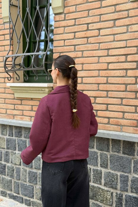 XHAKETE NJE NGJYRESHE ME BUTONA PER FEMRA NE NGJYRE LEJLA TE ERRET - 5