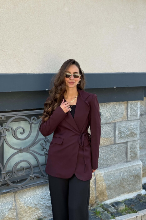 XHAKETE NJE NGJYRESHE ME DETAJIN E LIDHSEVE PER FEMRA NE NGJYRE LEJLA TE ERRET - KLAUDIO FASHION