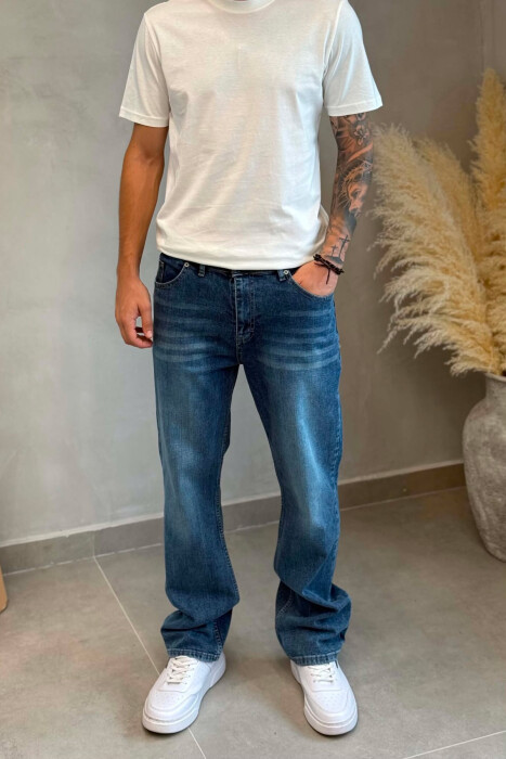 XHINSE NJE NGJYRESHE BAGGY PER MESHKUJ NE NGJYRE BLU - 4