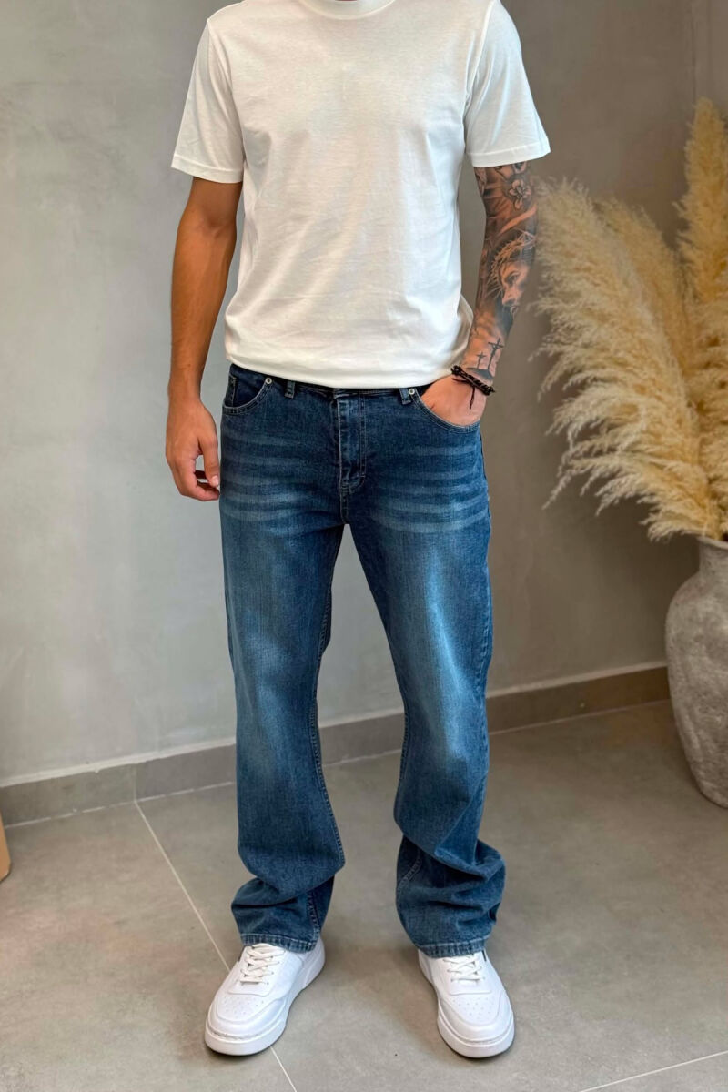 XHINSE NJE NGJYRESHE BAGGY PER MESHKUJ NE NGJYRE BLU - 4